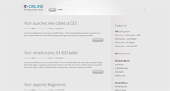 Desktop Screenshot of acer.it-online.co.za